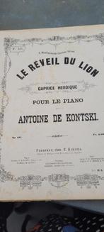 Oud ingebonden pianoboek, Gebruikt, Klassiek, Ophalen of Verzenden, Artiest of Componist