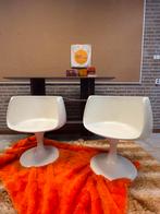 Space age stoelen - prijs is per stuk, Ophalen, Kunststof, Twee, Wit