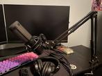 Hyperx Quadcast & arm te koop, Ophalen of Verzenden, Gebruikt, Studiomicrofoon