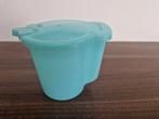 Vintage TUPPERWARE turkooise blauwe melkkannetje / strooier, Huis en Inrichting, Keuken | Tupperware, Ophalen, Zo goed als nieuw