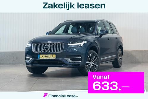 Volvo XC90 T8 Aut Inscription ACC Leder Trekhaak 390pk, Auto's, Volvo, Bedrijf, Lease, Financial lease, XC90, Achteruitrijcamera