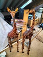 Afrikaanse Houten Giraffen - Handgemaakt Kenia - 70cm, Ophalen of Verzenden, Gebruikt