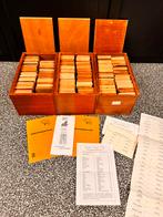 NEHOSOC houtsoorten collectie 165 stuks in 3 kisten, Ophalen