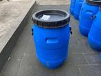 Blauwe vaten 120 liter - Ideaal voor opslag!, 150 liter of meer, Ophalen of Verzenden