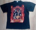Kiss shirt tour band vintage retro rock hardrock Simmons, Ophalen of Verzenden, Gedragen, Maat 52/54 (L), Zwart