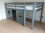 Halfhoogslaper Ties (Leen Bakker) met hutwanden, Ophalen, Gebruikt, Eenpersoons, 200 cm