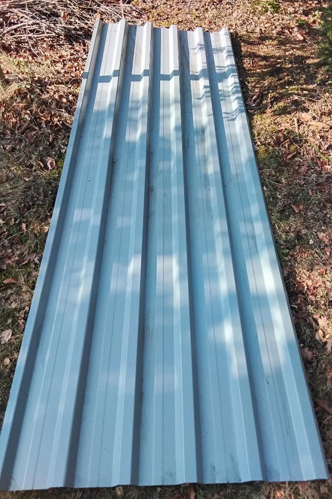 4 stuks zgan damwand platen  3.20 lang  GOED LEZEN, Doe-het-zelf en Verbouw, Dakpannen en Dakbedekking, Zo goed als nieuw, Dakplaat of Dakpanplaat