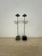 Set van 2 ikea vintage kandelaars jaren 70 design, Ikea, 25 tot 50 cm, Ikea, Ikea