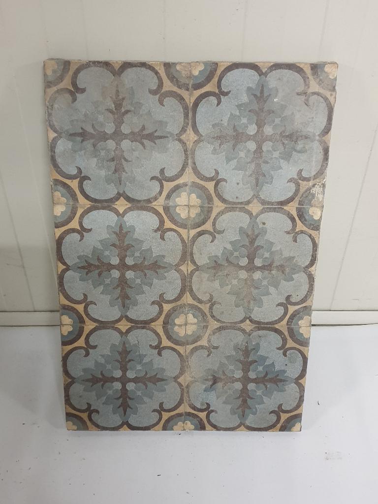 Authentieke cementtegels ca. 1900 – ruim 8 m², Doe-het-zelf en Verbouw, Tegels, Ophalen, Overige materialen, Gebruikt, Minder dan 20 cm