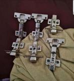 6 scharnieren gebruikt zijn nog top €10,00, Huis en Inrichting, Ophalen of Verzenden, Zo goed als nieuw