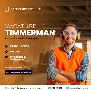 Timmerman beschikbaar voor biedingen