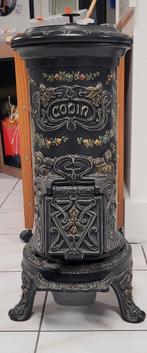 gietijzeren kachel merk  Godin, Ophalen, Gebruikt, Houtkachel, Vrijstaand