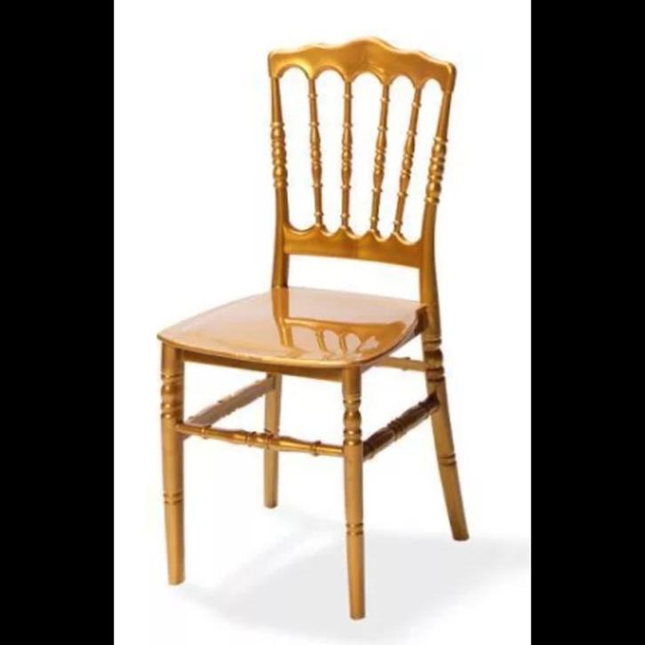 Gouden napoleon stoelen 40 stuks, Huis en Inrichting, Stoelen, Zo goed als nieuw, Vijf, Zes of meer stoelen, Ophalen