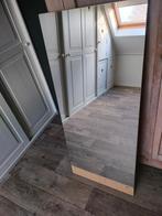 Spiegel op plaat., Huis en Inrichting, Ophalen, Gebruikt, Rechthoekig, Minder dan 50 cm