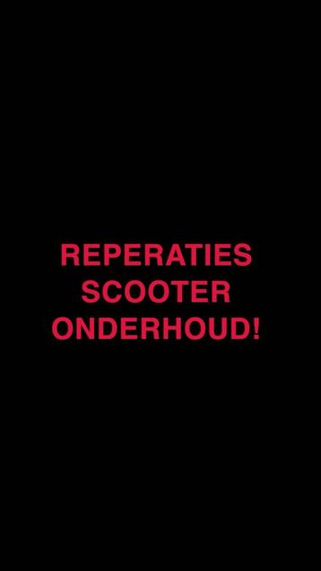 scooter monteur zoekt scooters  beschikbaar voor biedingen