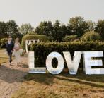 Te huur: Aluminium lichtletters LOVE 1m hoog, wit, Ophalen, Nieuw, Geboorte of Huwelijk