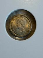 10 cent 1910 Wilhelmina, Postzegels en Munten, Munten | Nederland, Ophalen, Zilver, 10 cent, Koningin Wilhelmina