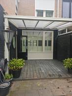 Veranda wit met eletrische screen en verlichting, Tuin en Terras, Ophalen, Gebruikt, Veranda