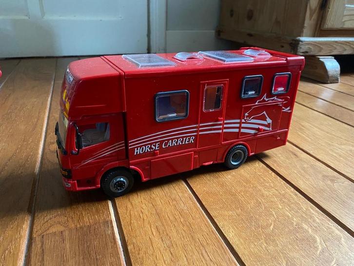 Paardentrailer met paarden, Kinderen en Baby's, Speelgoed | Overig, Gebruikt, Jongen of Meisje, Ophalen of Verzenden