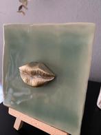 Handgemaakt 3D Tegeltje KUSSS, Ophalen of Verzenden, Nieuw