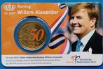 50 jaar Koning Willem-Alexander 2017 in coincard, Postzegels en Munten, Munten | Nederland, Setje, Verzenden