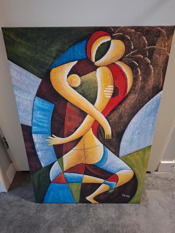 Abstract Schilderij van Deva, Antiek en Kunst, Kunst | Schilderijen | Abstract, Ophalen