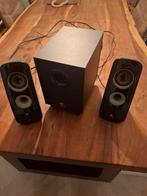 Speakerset, Computers en Software, Pc speakers, Ophalen, Gebruikt, Logitec