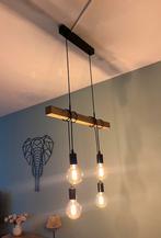 Industriële hanglamp Eglo Townshend, Huis en Inrichting, Lampen | Hanglampen, Ophalen of Verzenden, Zo goed als nieuw, Hout