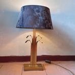 Vintage WKR LIGHTS lamp (jaren '70) – Messing & plexiglas, Gebruikt, Hollywood regency, Ophalen of Verzenden, Minder dan 50 cm