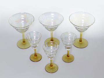 Art Deco – kristallen glasservies beschikbaar voor biedingen