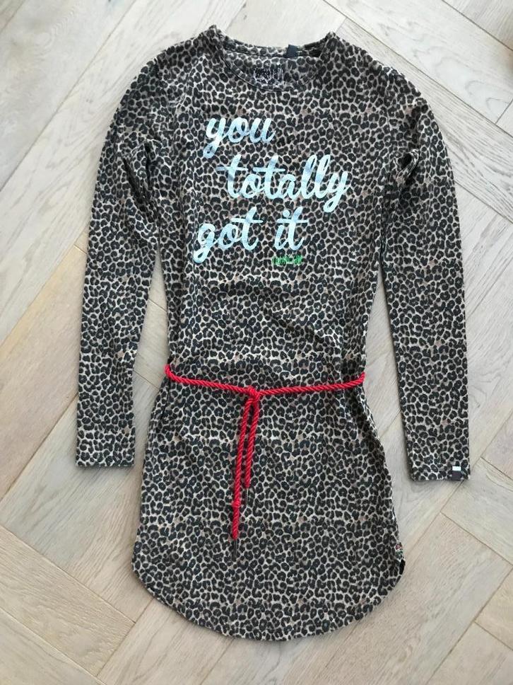 Gave "tijgerjurk" van Quapi maat 158/164 - ZGAN, Kinderen en Baby's, Kinderkleding | Maat 158, Zo goed als nieuw, Meisje, Jurk of Rok