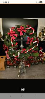 Schitterende grote kerstkrans
Vol met strikken en zuurstokke, Diversen, Kerst, Ophalen