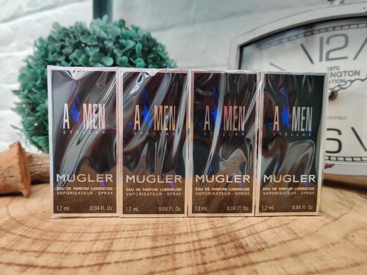 16 x Mugler A Men Stellar 1,2ml EDP - Mannen parfum samples, Sieraden, Tassen en Uiterlijk, Uiterlijk | Parfum, Nieuw, Verzenden