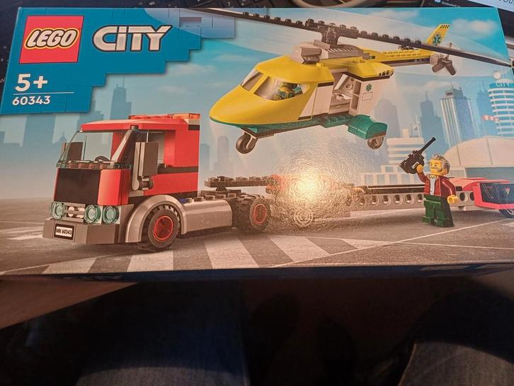 Lego City 60343 Reddingshelicopter -NIEUW en ONGEOPEND-, Kinderen en Baby's, Speelgoed | Duplo en Lego, Nieuw, Lego, Complete set