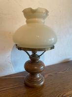 Melkglas tafellamp 50 cm hoog 30 doorsnede, Ophalen