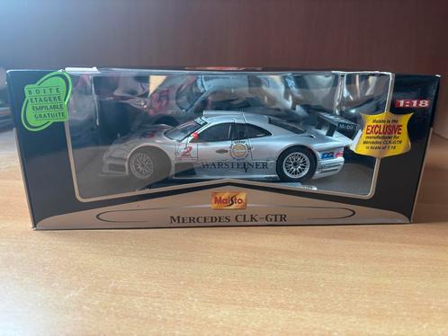 Maisto Mercedes CLK-GTR 1:18, Hobby en Vrije tijd, Modelauto's | 1:18, Nieuw, Auto, Maisto, Ophalen