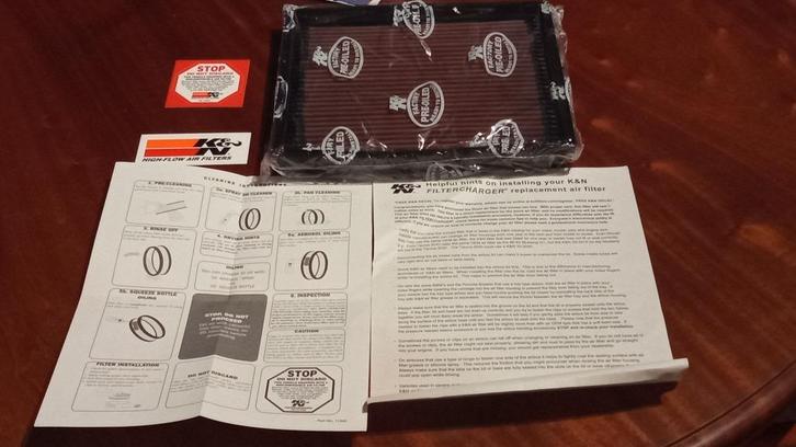 K&N paneel filter voor Bmw 5 serie Modellen, Auto diversen, Tuning en Styling, Verzenden