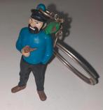 Kapitein Haddock met groene papegaai vintage sleutelhanger, Verzamelen, Stripfiguren, Ophalen of Verzenden, Kuifje, Zo goed als nieuw