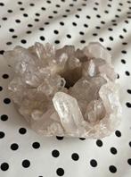 Bergkristal cluster als waxinelichthouder, Sieraden, Tassen en Uiterlijk, Edelstenen, Ophalen of Verzenden