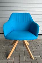 5 Arco Ease design stoelen, Huis en Inrichting, Stoelen, Ophalen, Zo goed als nieuw, Blauw, Stof