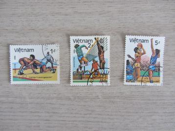 Vietnam 1984 Summer Olympic Games Los Angeles Postzegels beschikbaar voor biedingen