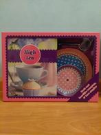 High tea etagère met receptenboek, Ophalen of Verzenden, Nieuw, Overige stijlen, Kop(pen) en/of Schotel(s)