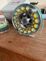 Hatch monsoon 7 plus vis reel  vrpr 750, Watersport en Boten, Ophalen of Verzenden, Zo goed als nieuw, Molen