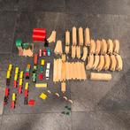160-delige houten Treinset - Brio, Ikea en Big Jigs Toys, Ophalen, Gebruikt, Jongen of Meisje