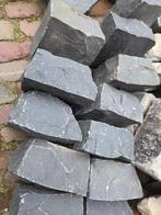 gratis Basalt kasseien/kinderkoppen 14x14 18 stuks, Ophalen, Gebruikt, Overige typen, Natuursteen