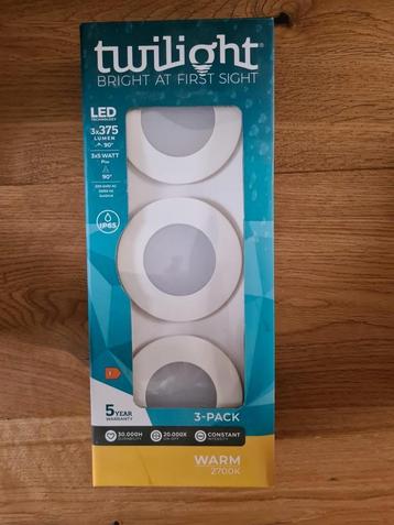 Witte spots - 3 stuks - nieuw - 3x5 watt IP65 beschikbaar voor biedingen