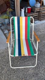Retro vintage camping klapstoel, Ophalen, Huis en Inrichting