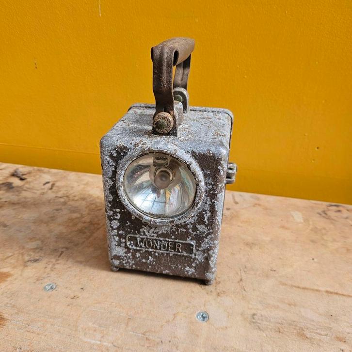 Vintage Wonder Lamp - Industriële Stijl, Antiek en Kunst, Antiek | Lampen, Ophalen of Verzenden