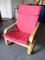 Ikea POÄNG stoel / fauteuil, Huis en Inrichting, Fauteuils, Ophalen, Zo goed als nieuw, Hout