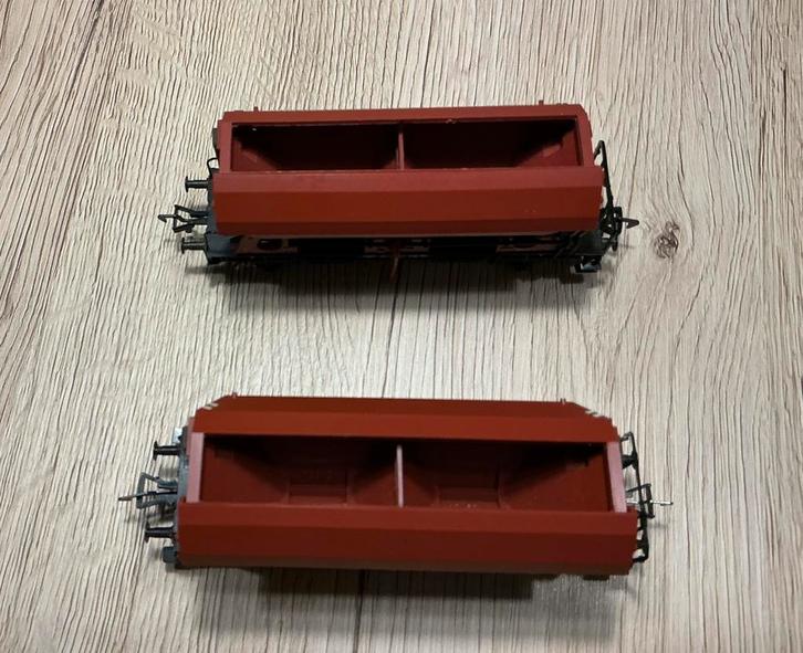 2 DB Zelflossers, Hobby en Vrije tijd, Modeltreinen | H0, Zo goed als nieuw, Wagon, Gelijkstroom, Fleischmann, Ophalen of Verzenden